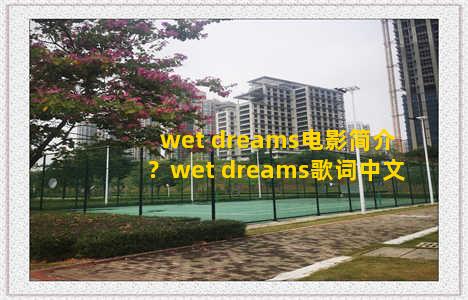 wet dreams电影简介？wet dreams歌词中文